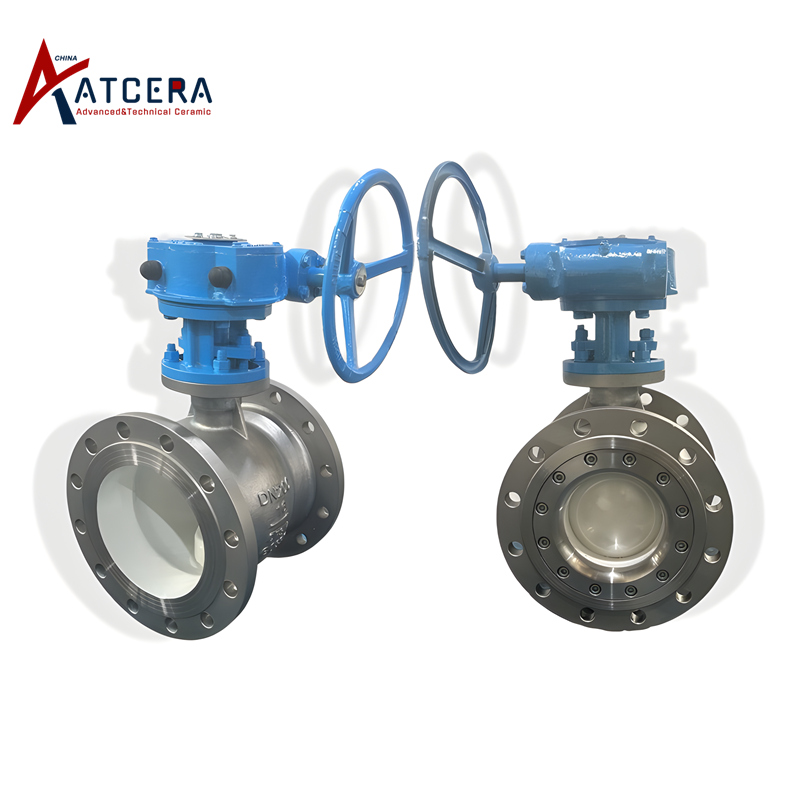 Alumina ceramic ball valve