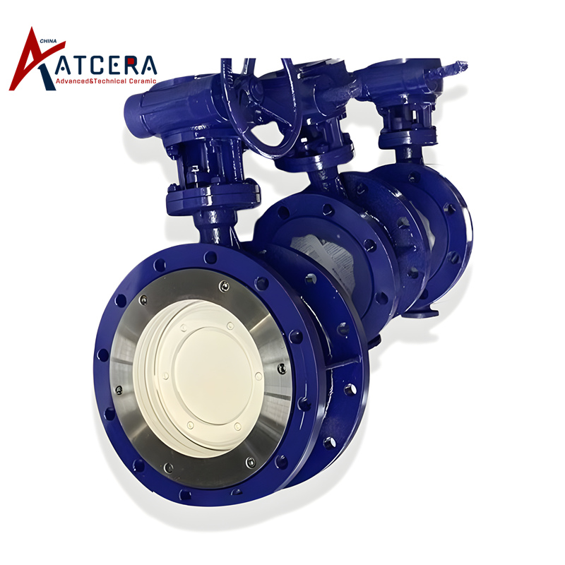 Al2O3 Ceramic Lined butterfly valve