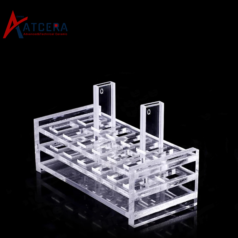 Quartz cuvette cells with lid