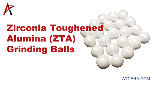 ZTA öğütme topları ile usta ultra ince öğütme